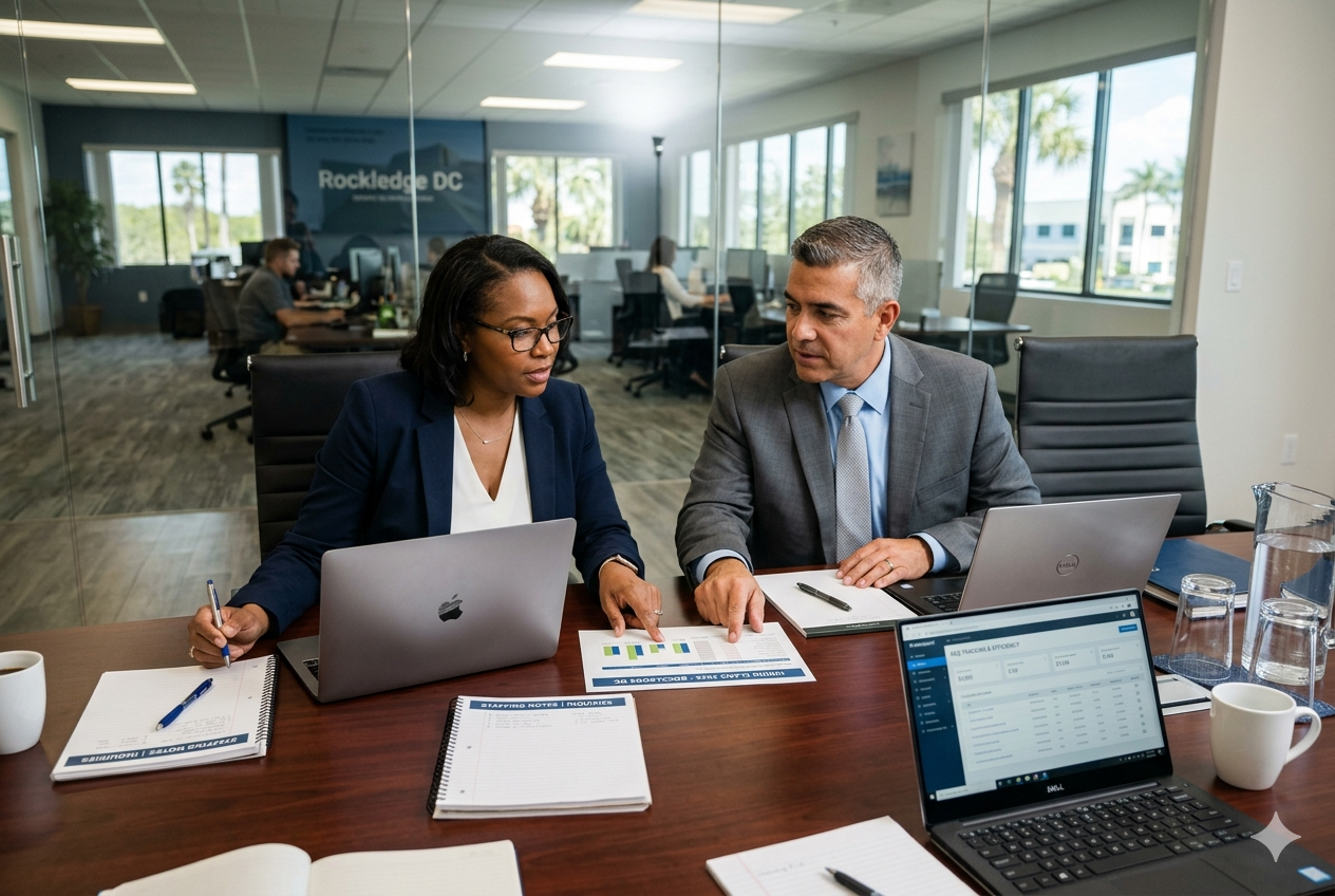Employer staffing consultation meeting